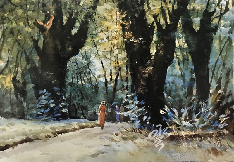 陶田恩 《铁刀木》 54*39cm 2001年